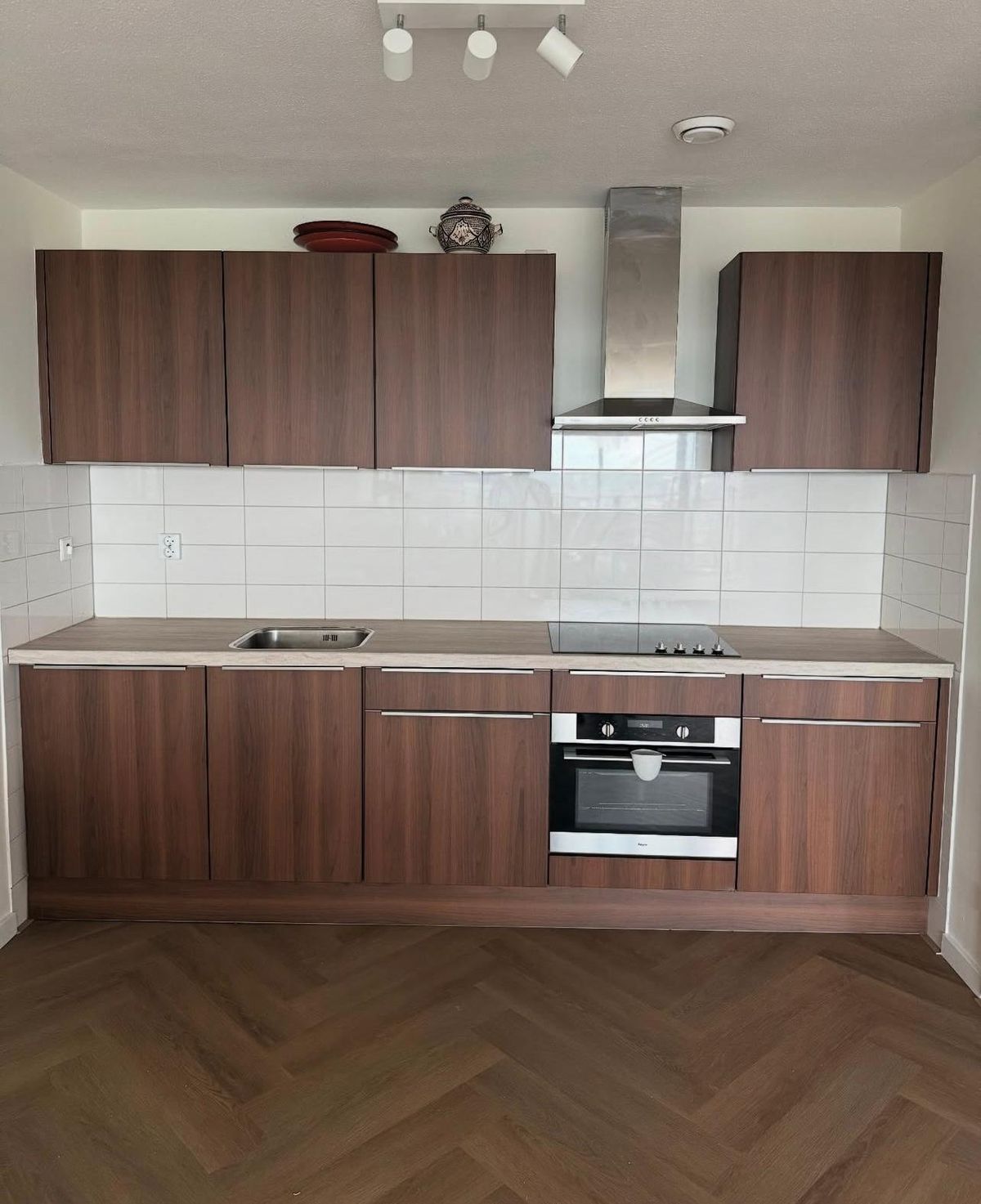 Walnoot houtlook keuken